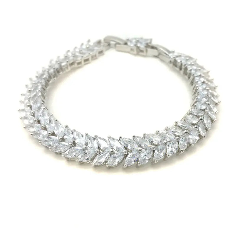 Buy Zoe - Marquise Crystal Bridal Bracelet online | The White Collection Australia