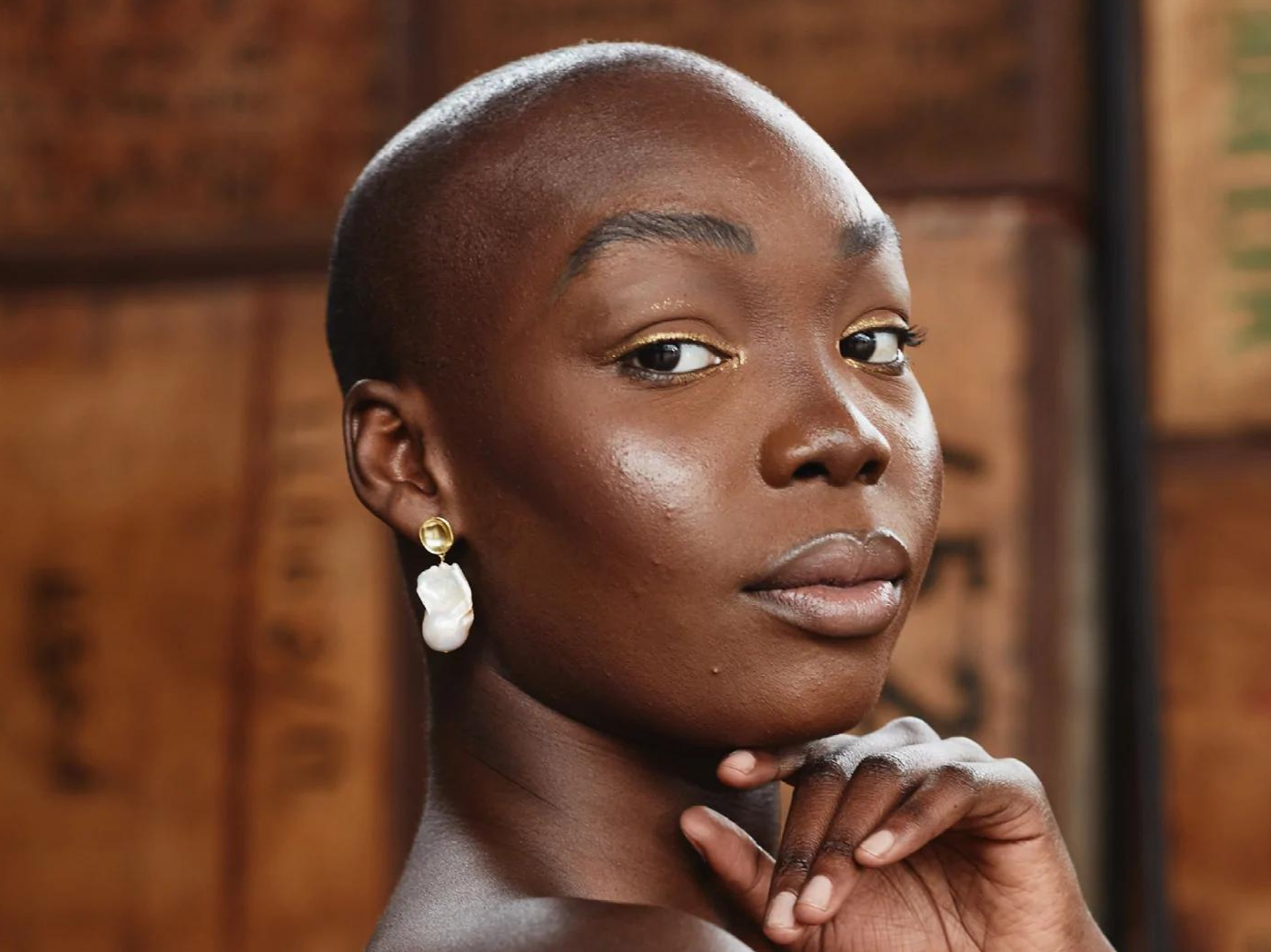 Lola Knight - Addison - Pearl Drop Earrings - 18CT Gold