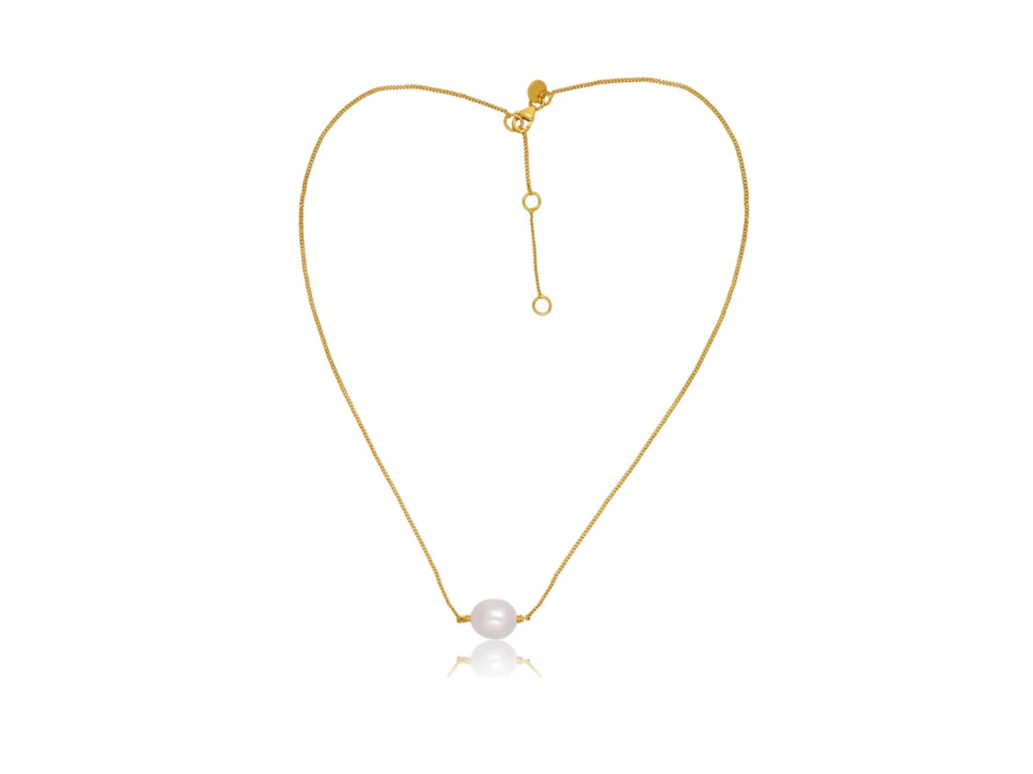 Buy Lola Knight - Clara - Pearl Necklace - 18CT Gold online | The White Collection Australia