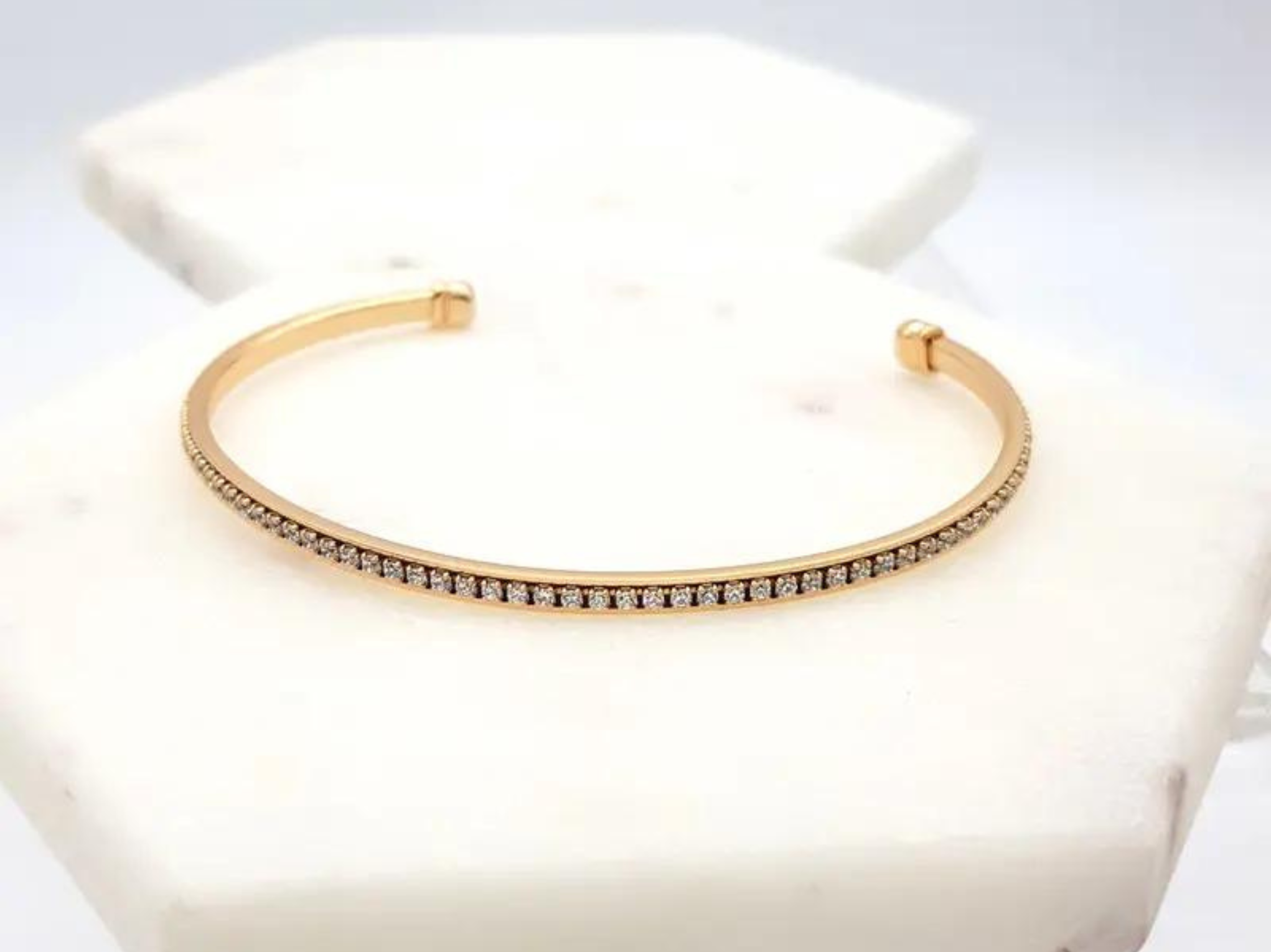 Buy Natalia - Simple Crystal Bridal Bangle Bracelet online | The White Collection Australia