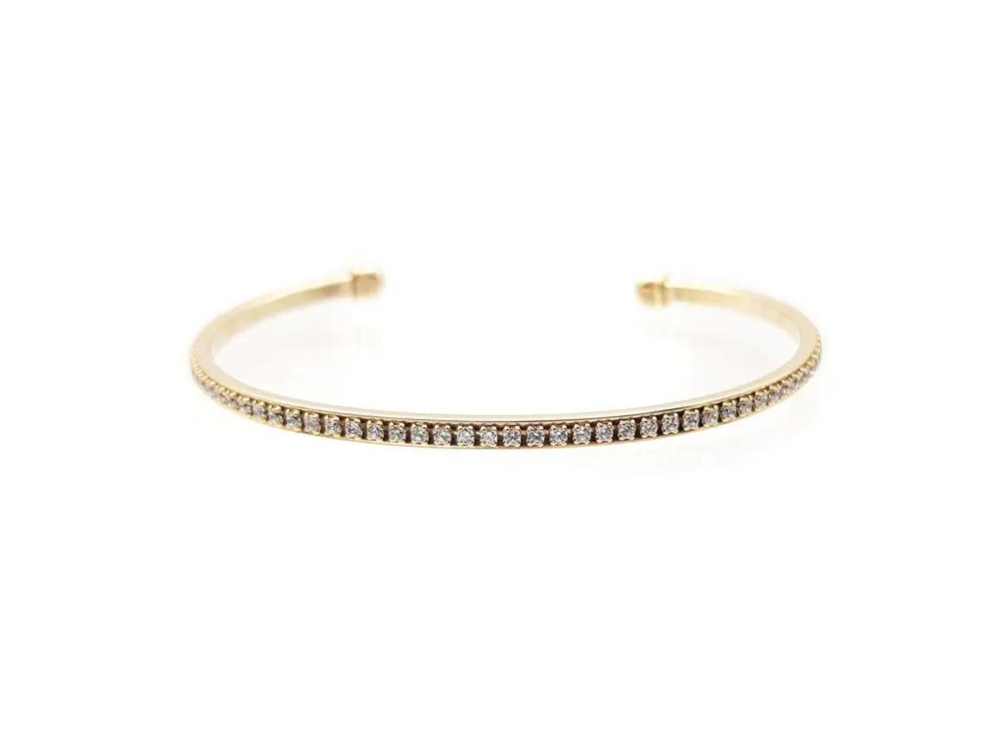 Buy Natalia - Simple Crystal Bridal Bangle Bracelet online | The White Collection Australia