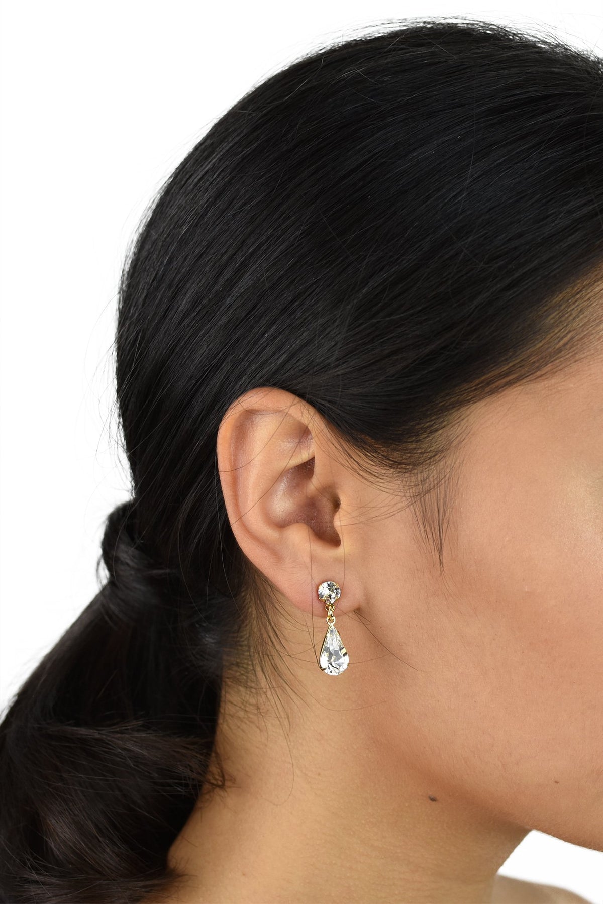 Buy Alice - Stunning Swarovski Crystal Bridal Earrings online | The White Collection Australia