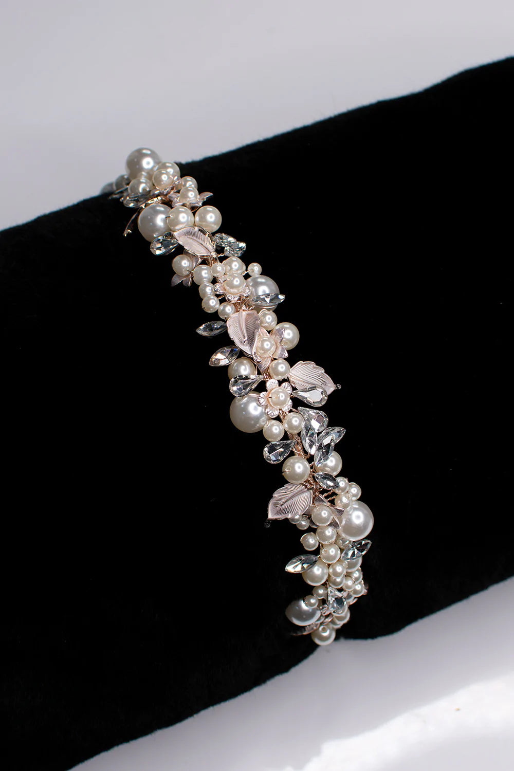 Buy Anne - Pearl Crystal Bridal Headband online | The White Collection Australia