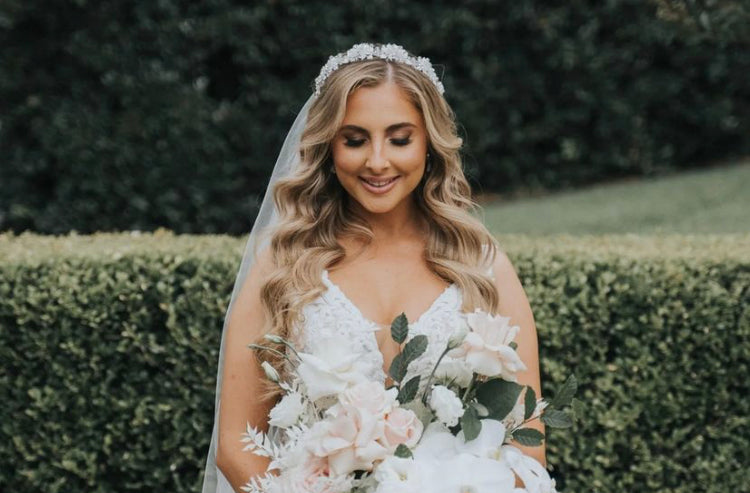 Isabelle - Modern Crystal Bridal Crown