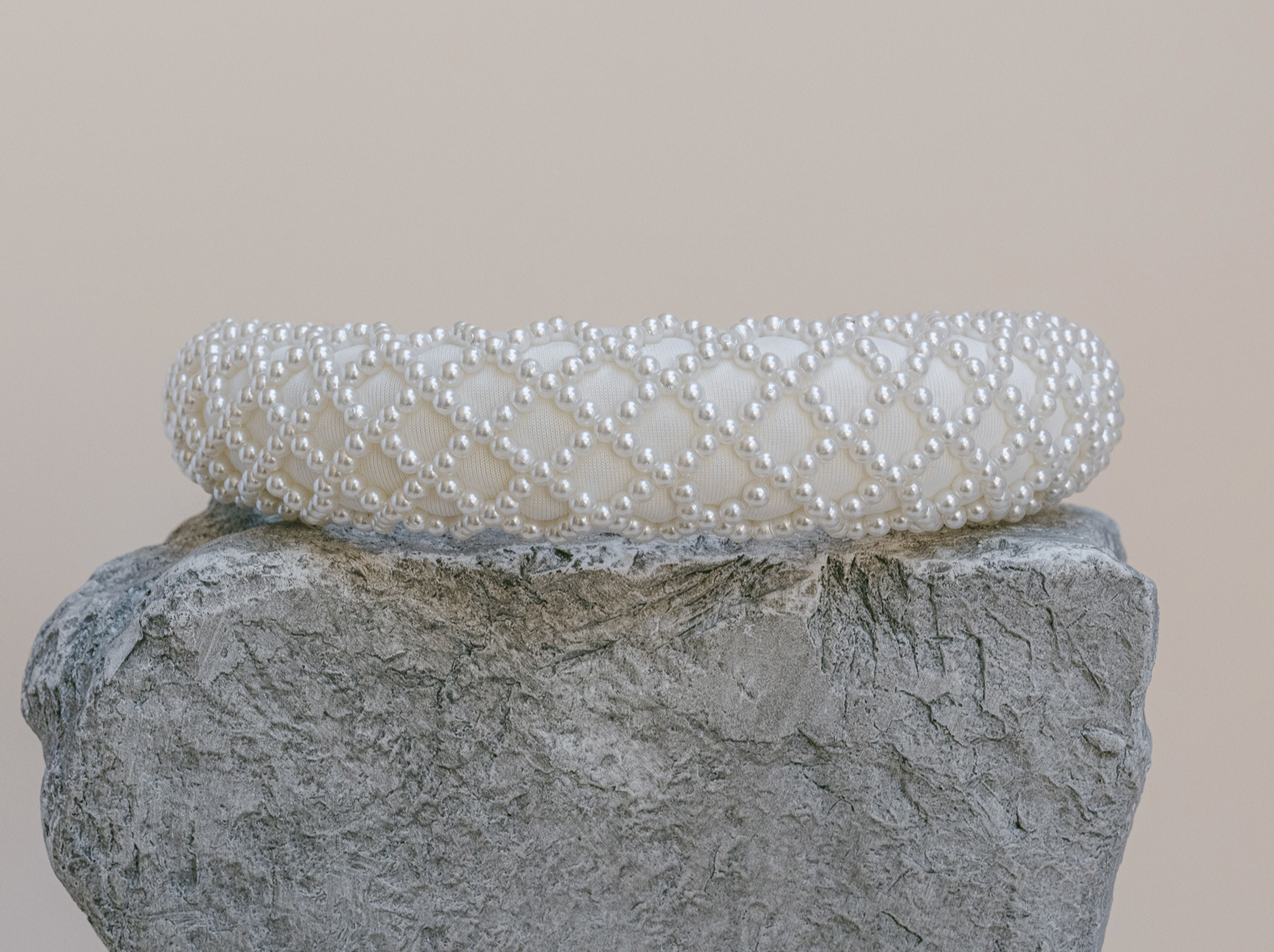 Buy Aurora - Classic Style Pearl Bridal Headband online | The White Collection Australia