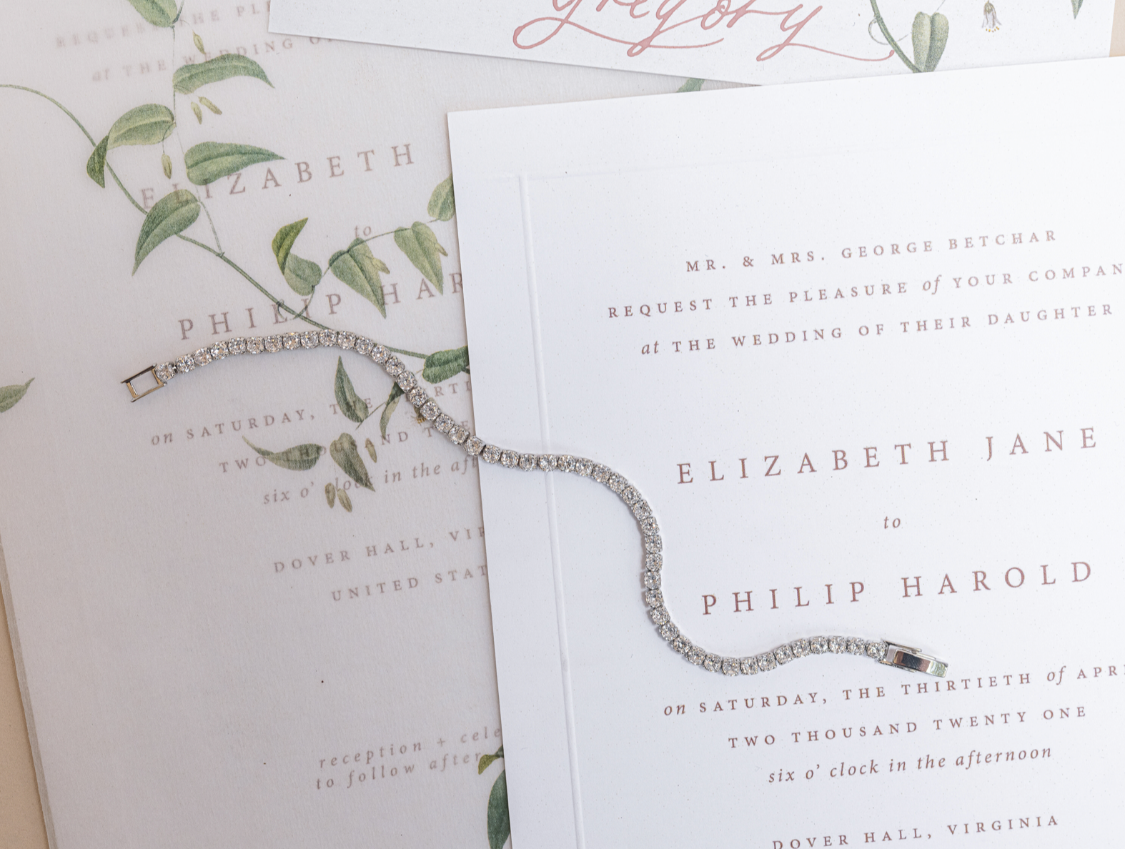 Lizzie - Lovely Bridal Tennis Bracelet