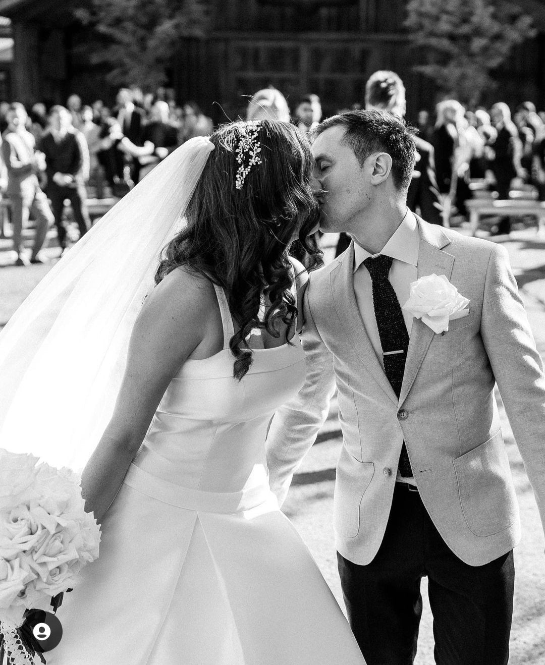 Carmella - Twin Row Mixed Bridal Hair Vine