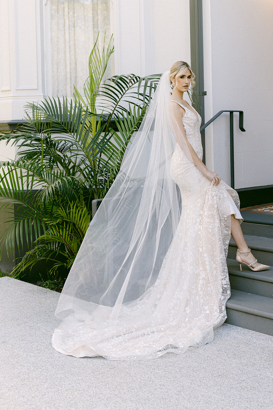 Florence Italian Tulle Raw Edge Veil