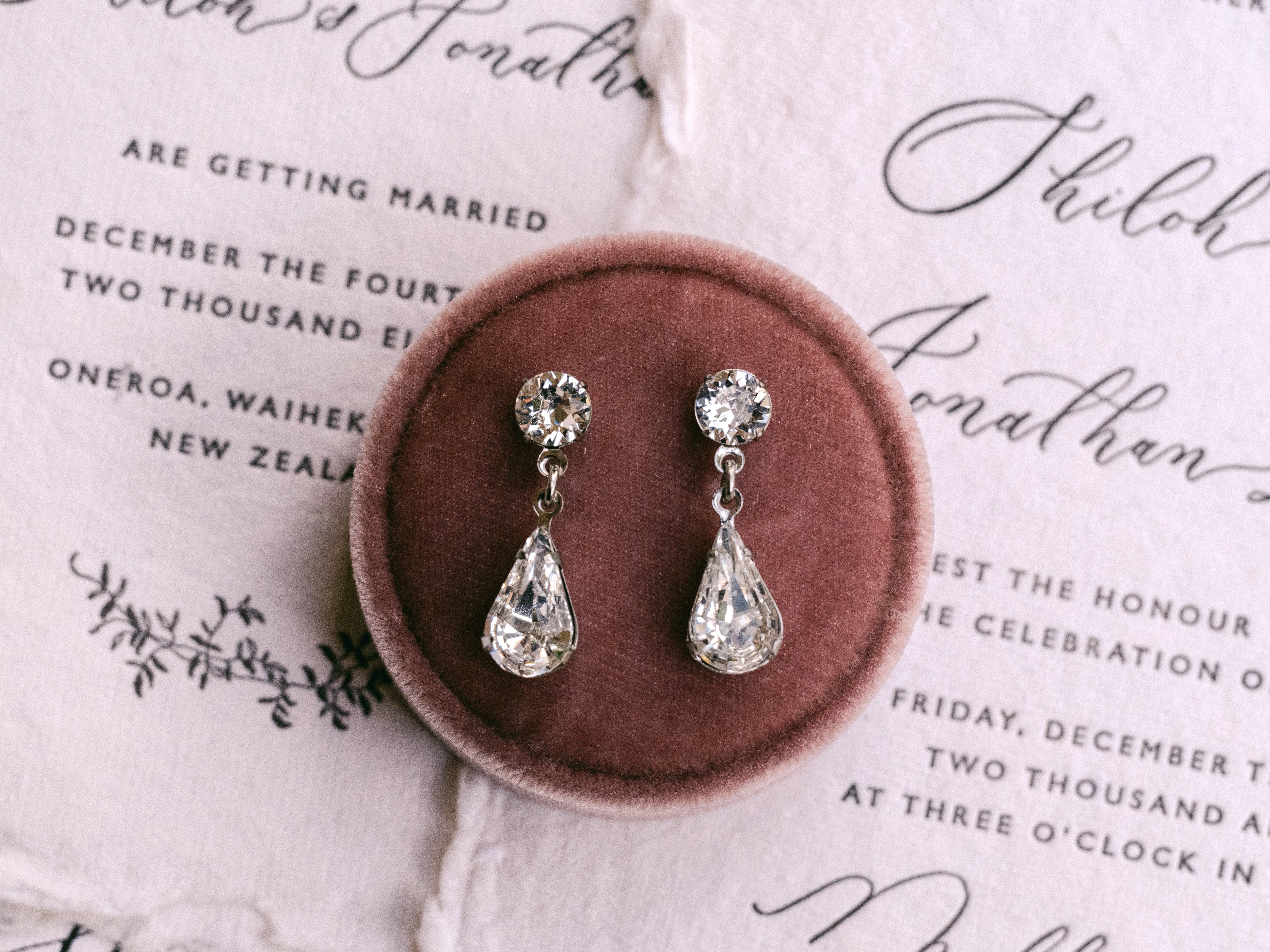 Buy Alice - Stunning Swarovski Crystal Bridal Earrings online | The White Collection Australia