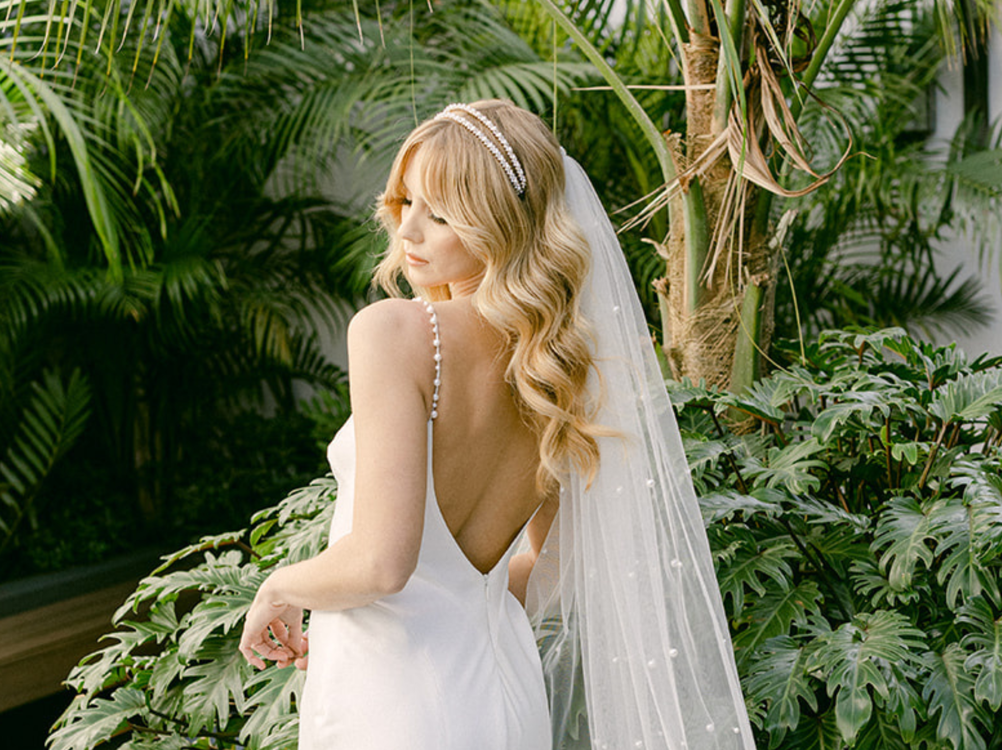 Buy Lauren - Crystal & Pearl Bridal Double Headband online | The White Collection Australia