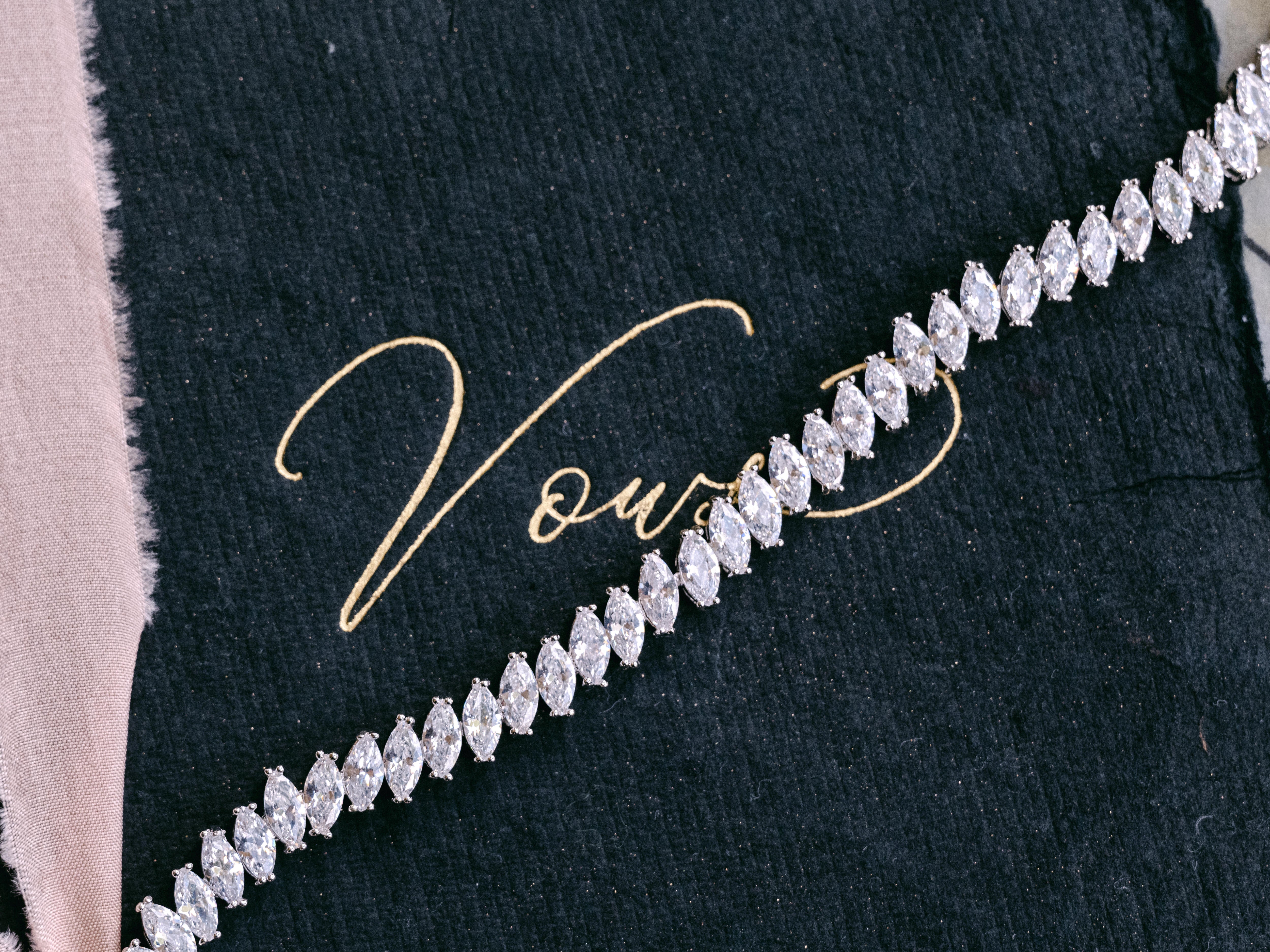 Madison - Crystal Marquise Bridal Bracelet