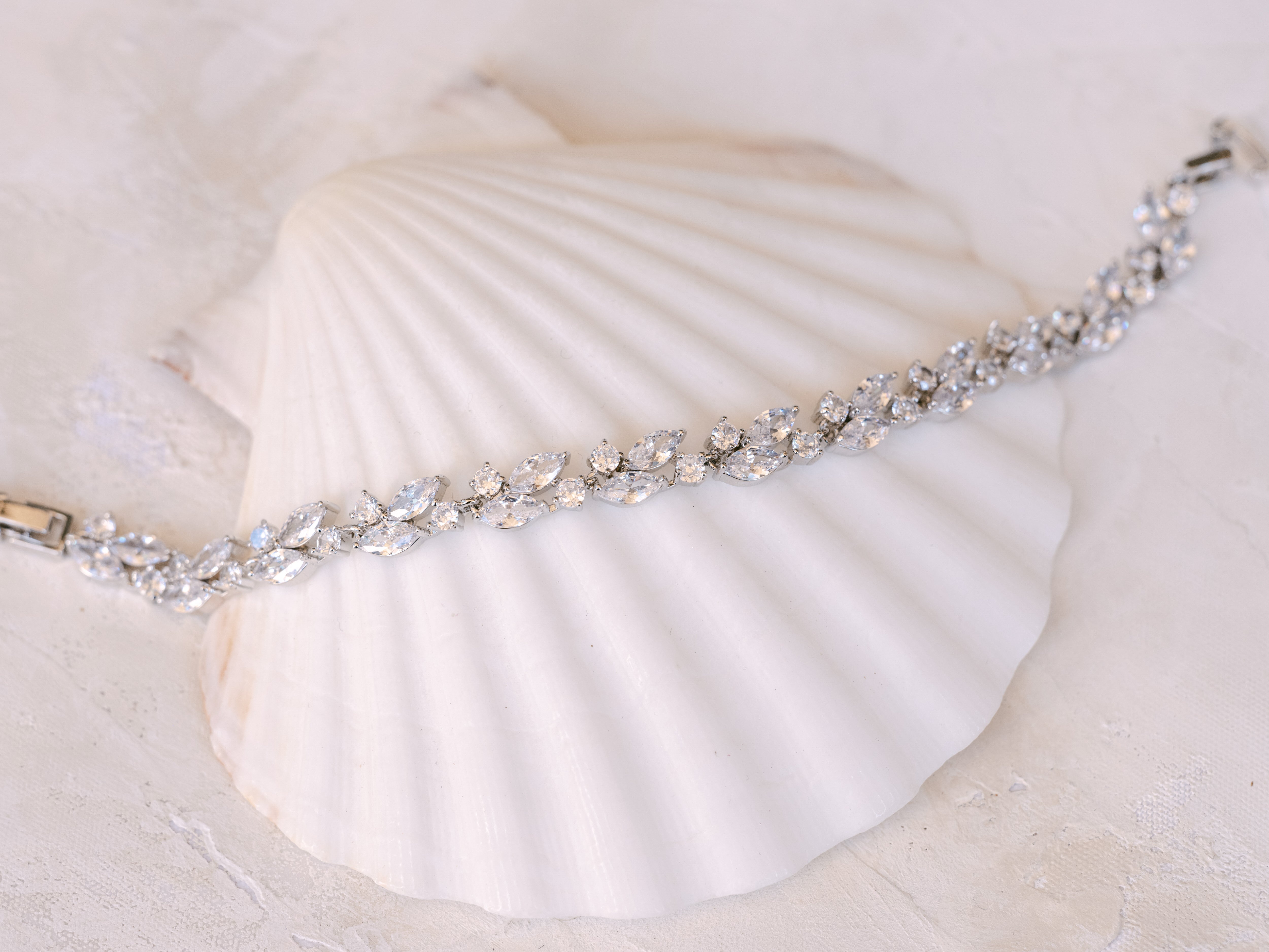 Sabrina - Unique Crystal Bridal Bracelet