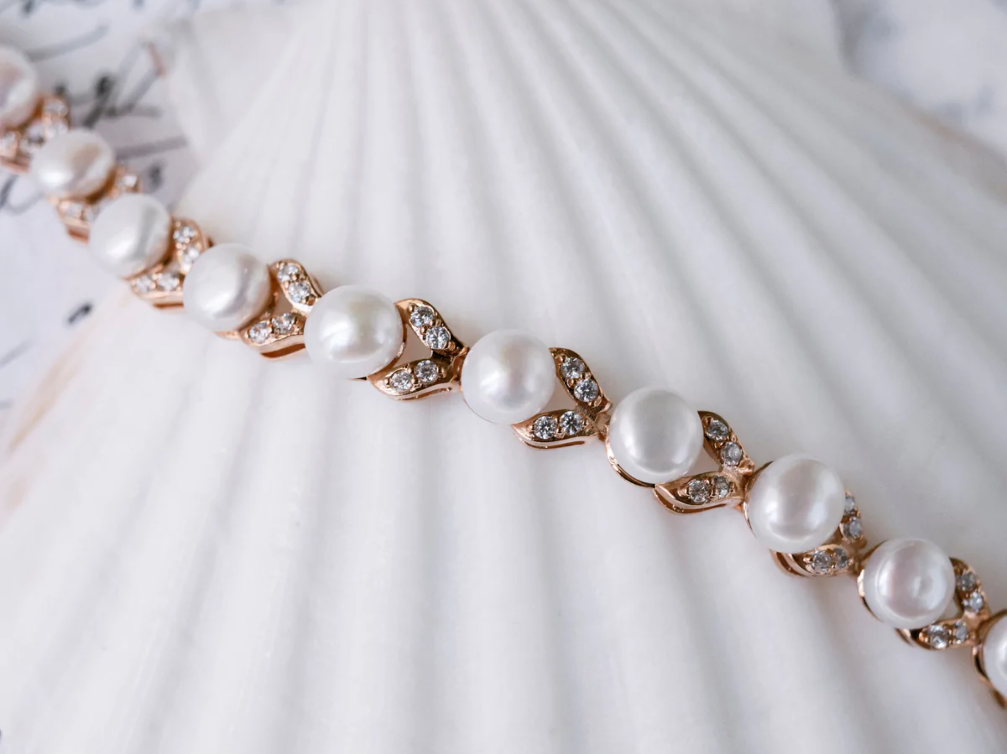 Buy Simone - Freshwater Pearl Bridal Bracelet online | The White Collection Australia