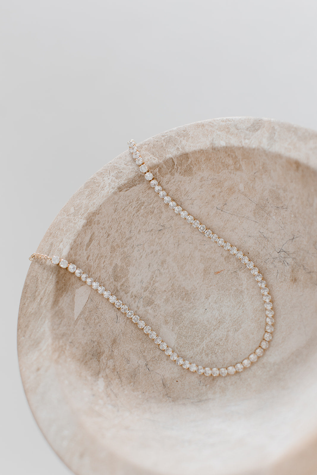 Buy Tiffany - Classic Crystal Bridal Tennis Necklace online | The White Collection Australia