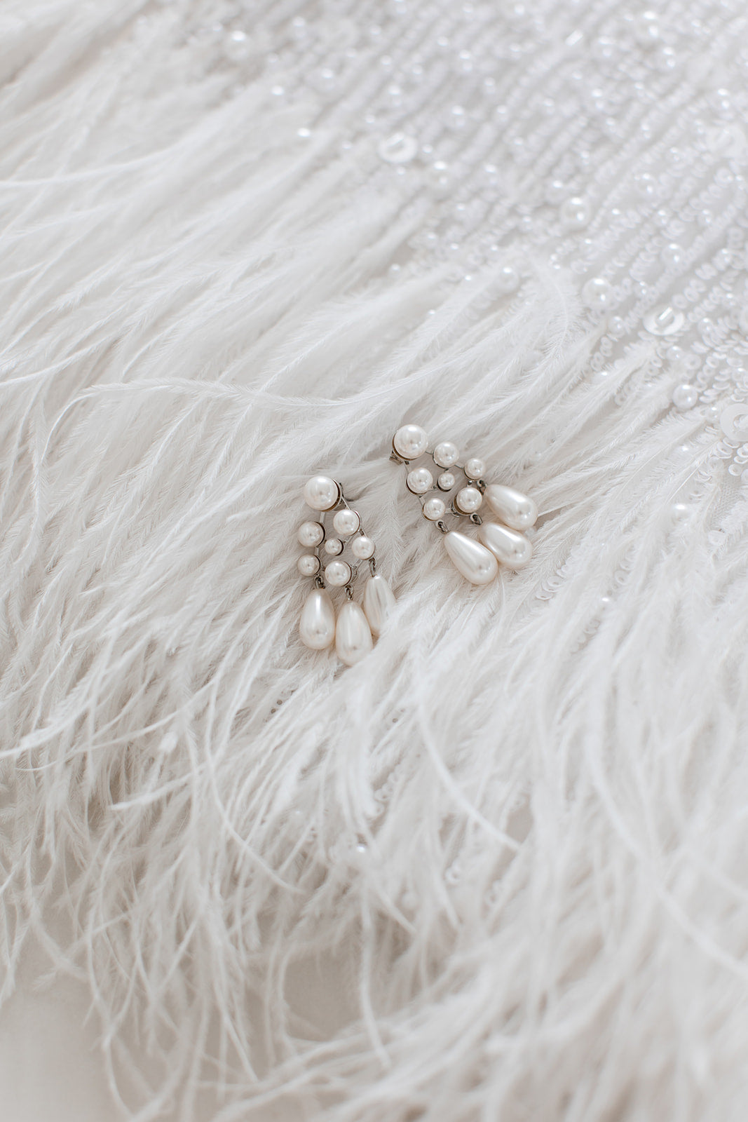 Buy Elizabeth Bower - Pearlette Bauble - Rhodium Silver online | The White Collection Australia