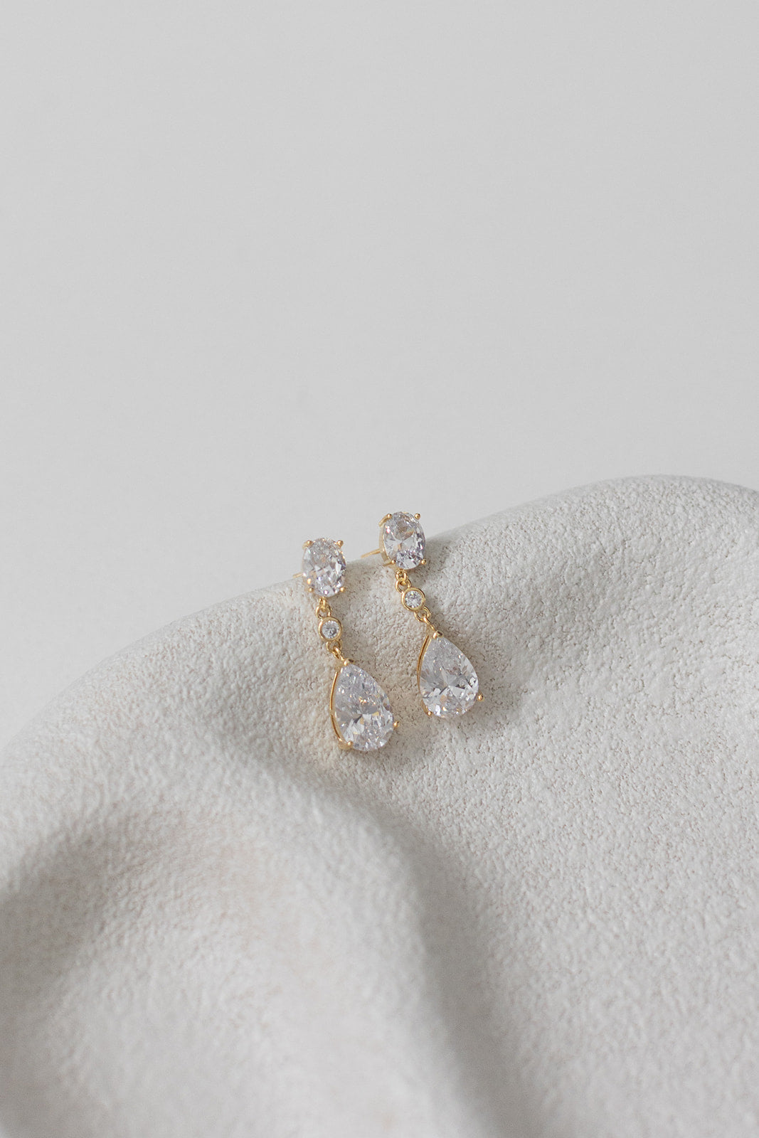 Buy Alice - Stunning Swarovski Crystal Bridal Earrings online | The White Collection Australia