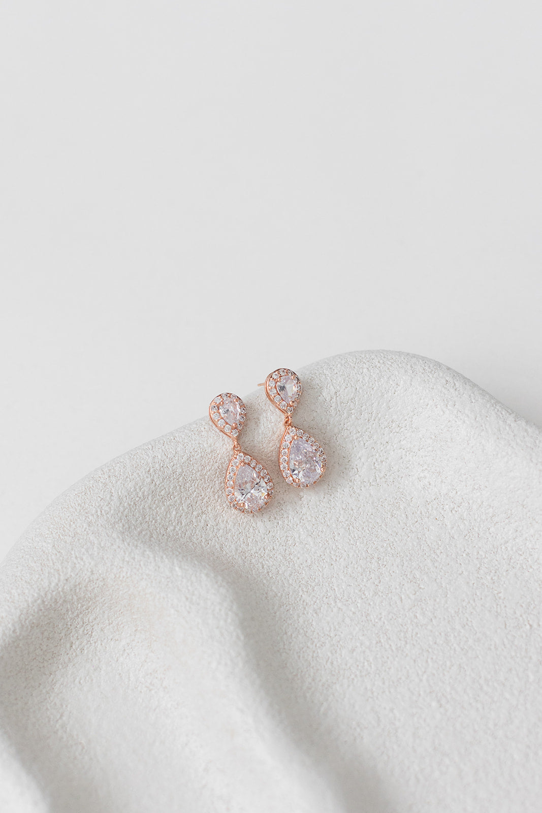 Sophie - Classic Teardrop Bridal Earrings