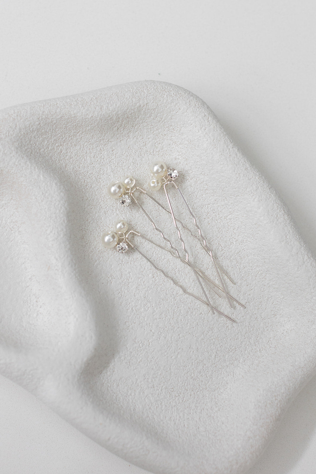 Blair - Mini Pearl & Crystal Bridal Hair Pins