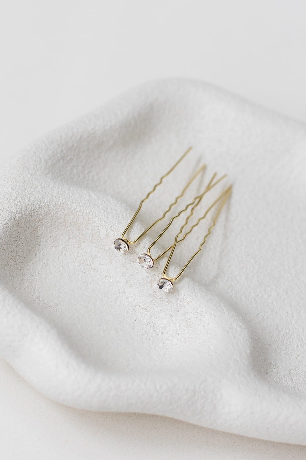 Aria - Bridal Crystal Hair Pin Trio