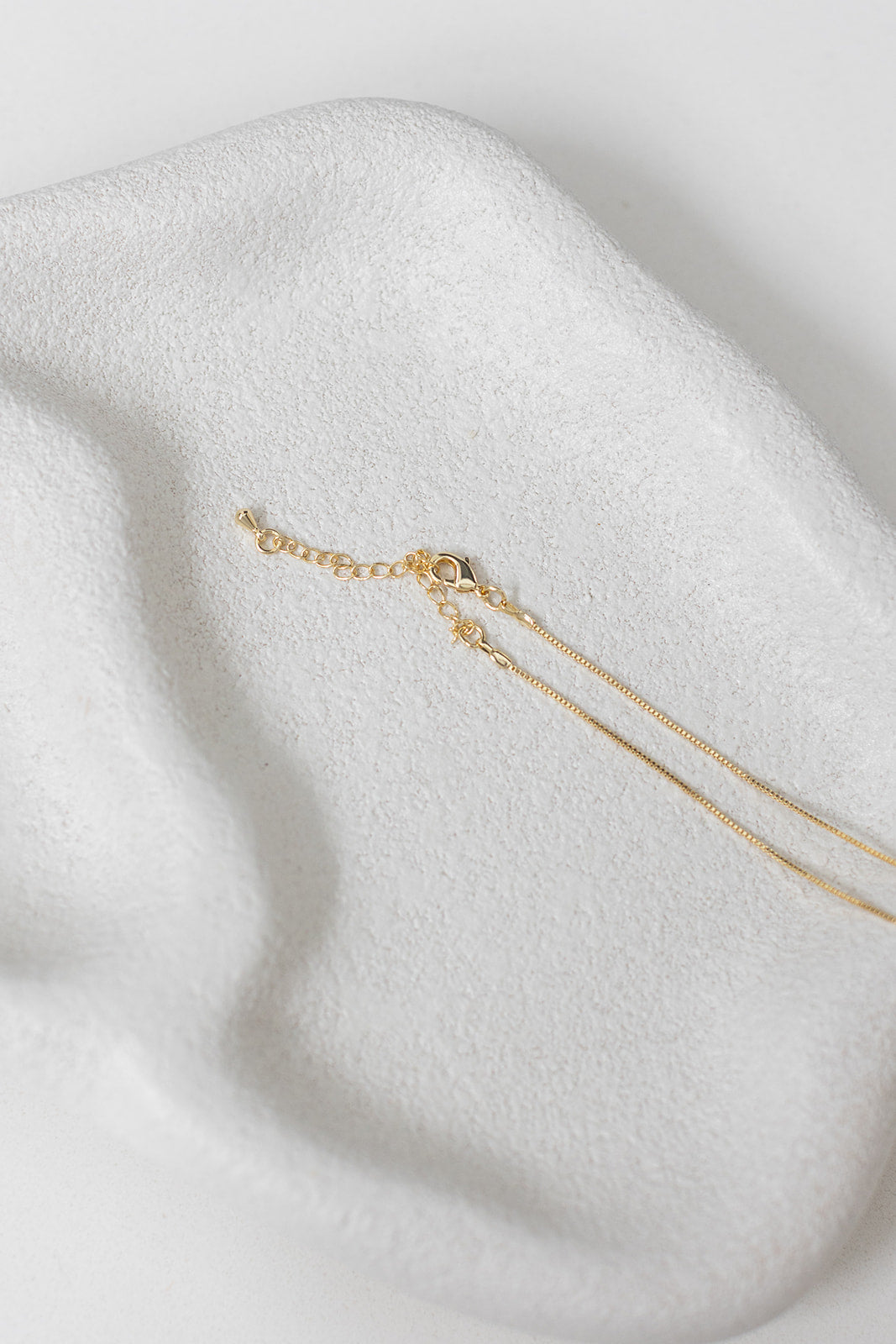 Anna  - Delicate Crystal and Pearl Drop Bridal Necklace - Gold