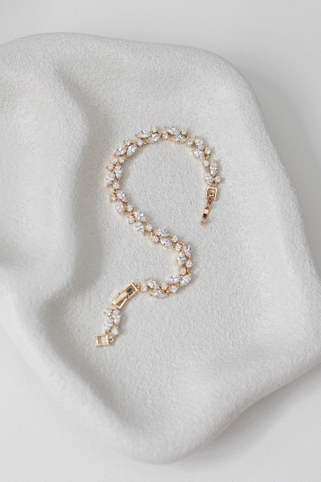 Buy Sabrina - Unique Crystal Bridal Bracelet online | The White Collection Australia