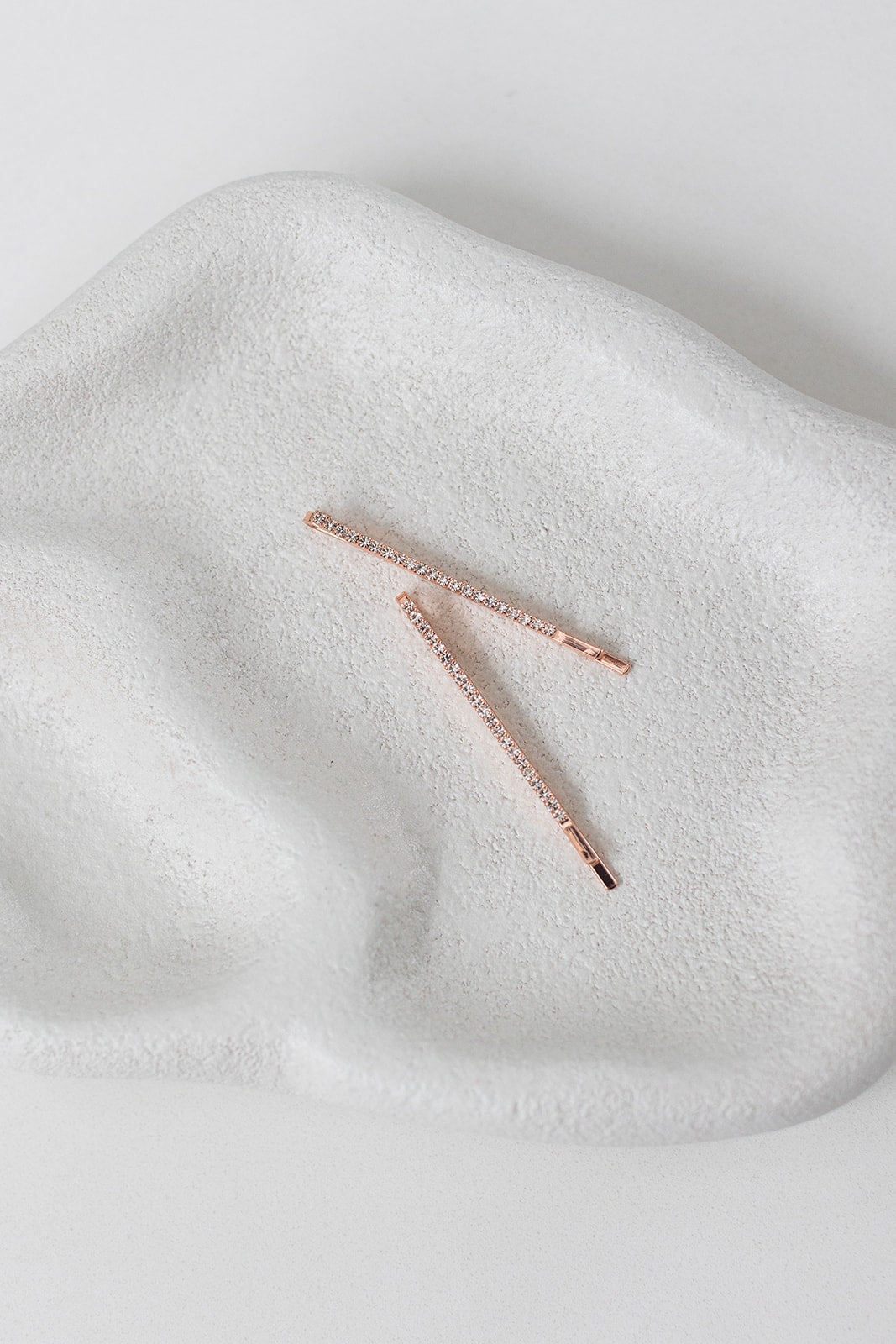 Buy Simple Crystal Bridal Hair Pins online | The White Collection Australia