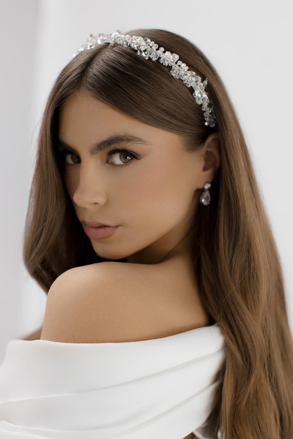 Celina - Single Band Classical Crystal Headband