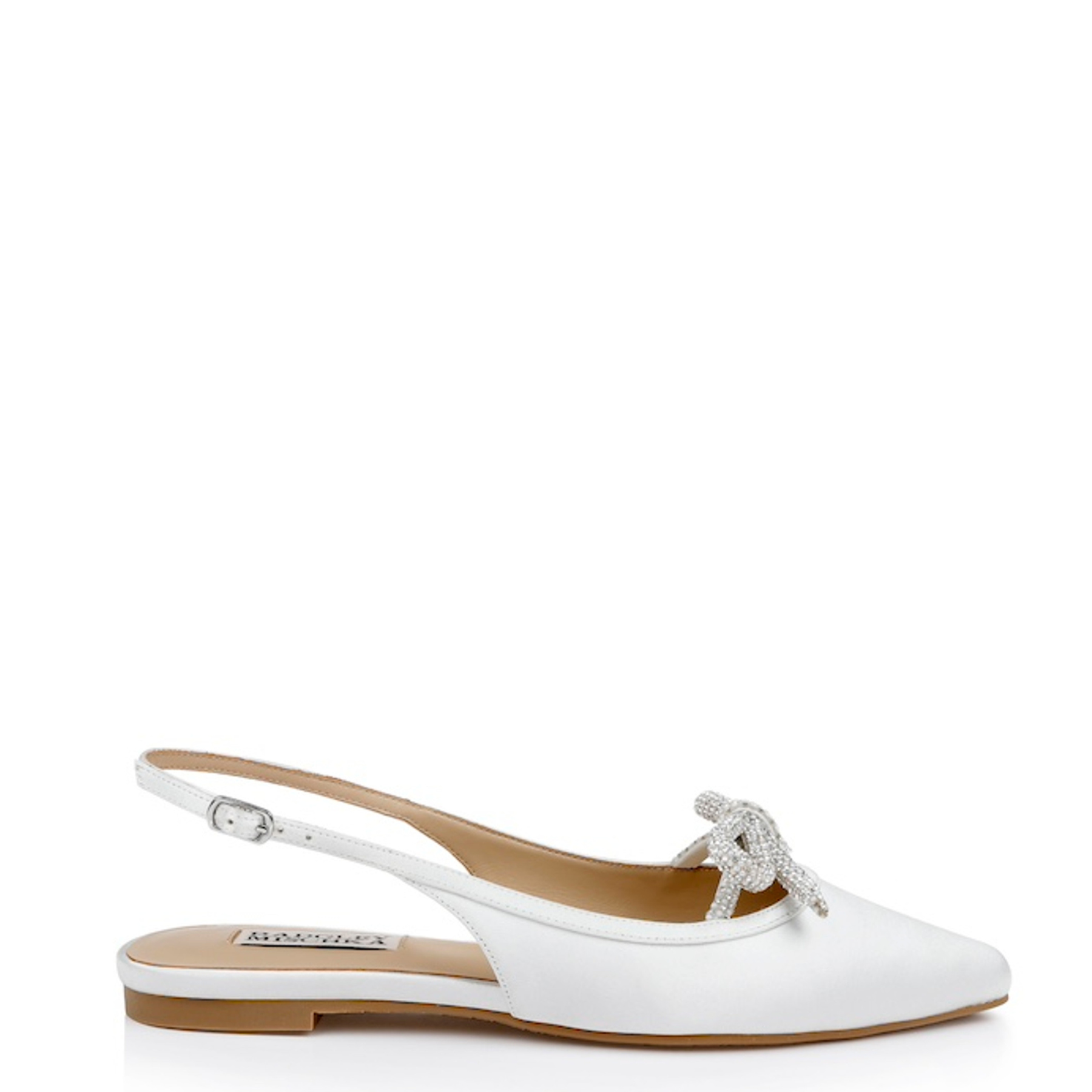 Genesis - Slingback Ballet Flats - Soft White