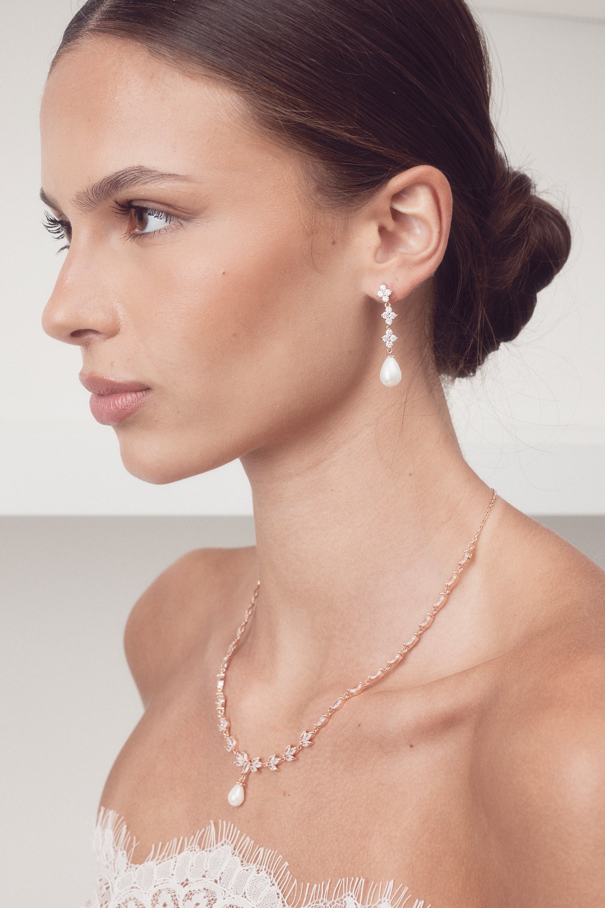 Vera - Statement Pearl Drop Bridal Earrings