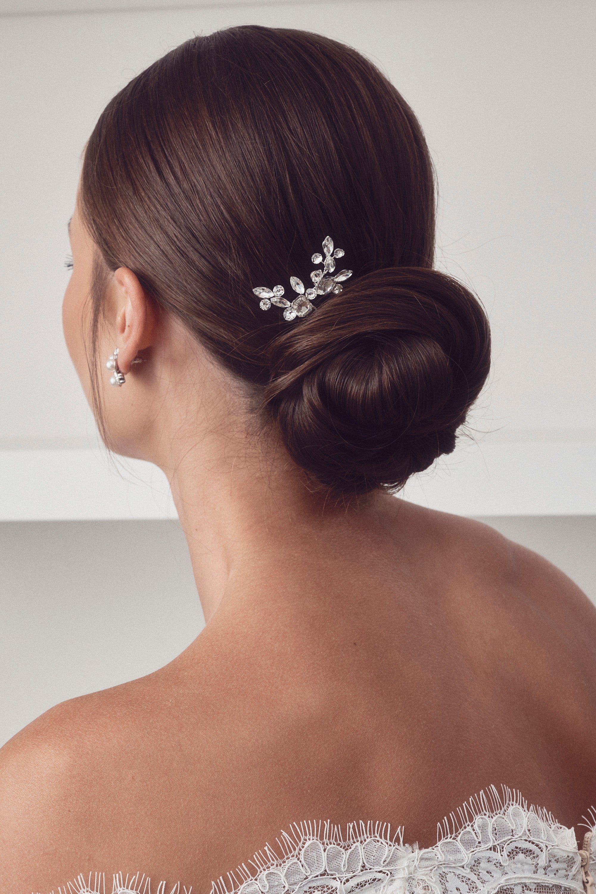Paige - Crystal Bridal Hair Pin Pair