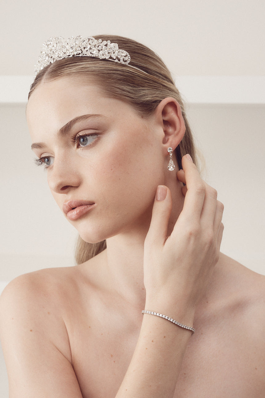 Alice - Stunning Swarovski Crystal Bridal Earrings
