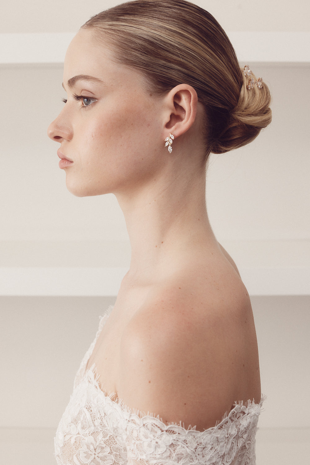 Buy Effie | Marquise Crystal Bridal Hair Pin Trio online | The White Collection Australia