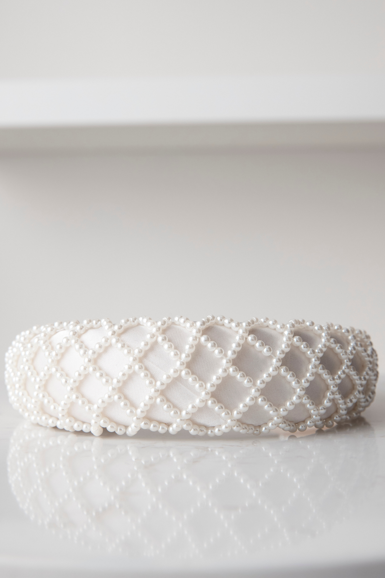 Buy Aurora - Classic Style Pearl Bridal Headband online | The White Collection Australia