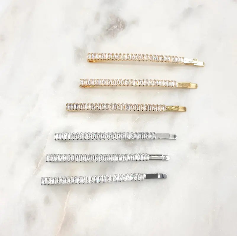 Sidney Crystal Bridal Hair Pins