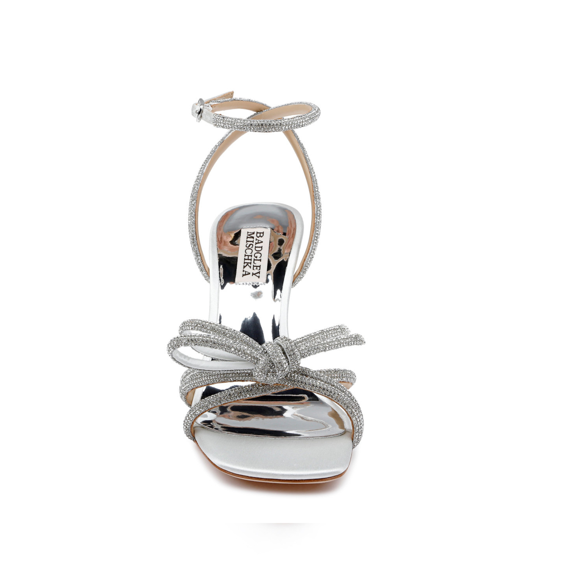 Buy Effie - Crystal Strappy Bow Stiletto Heels - White online | The White Collection Australia