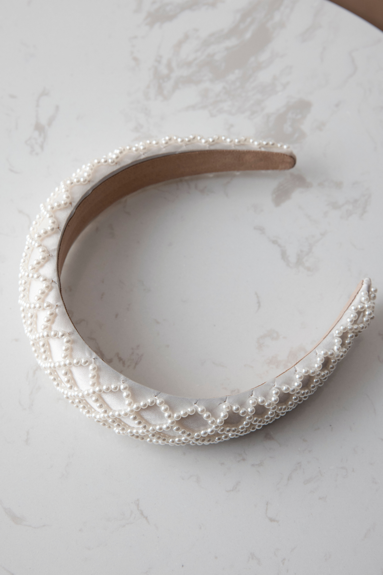 Buy Aurora - Classic Style Pearl Bridal Headband online | The White Collection Australia