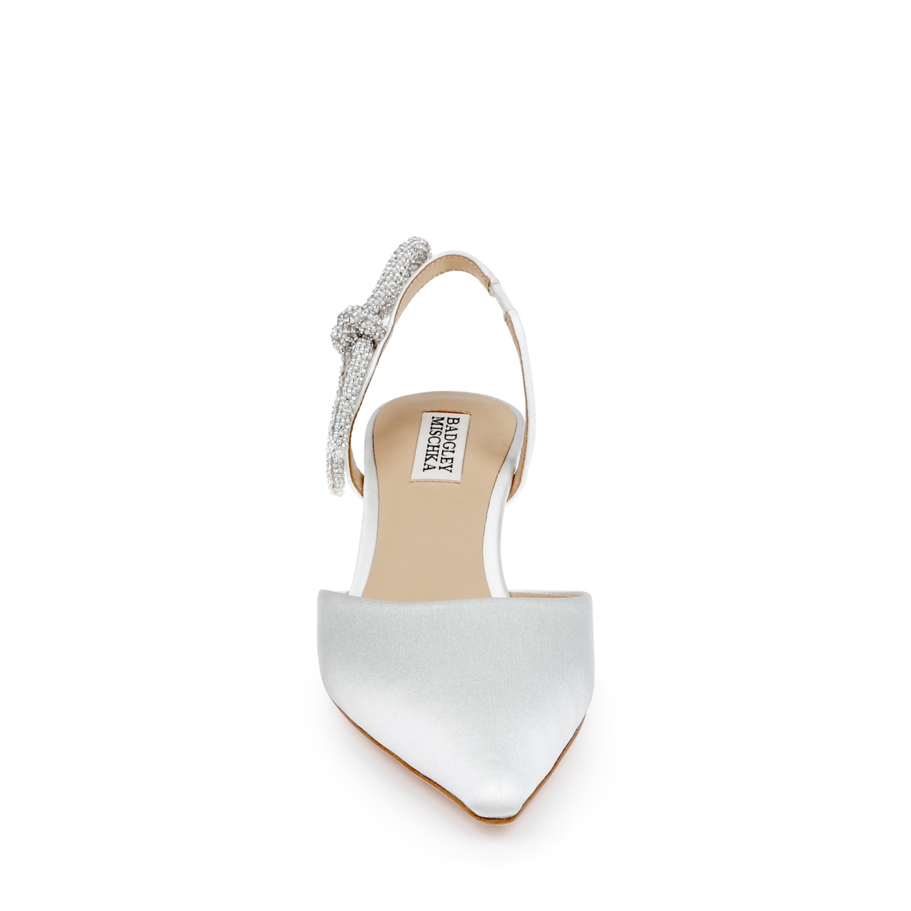 Gentry - Kitten Heel Slingback Pumps - Soft White