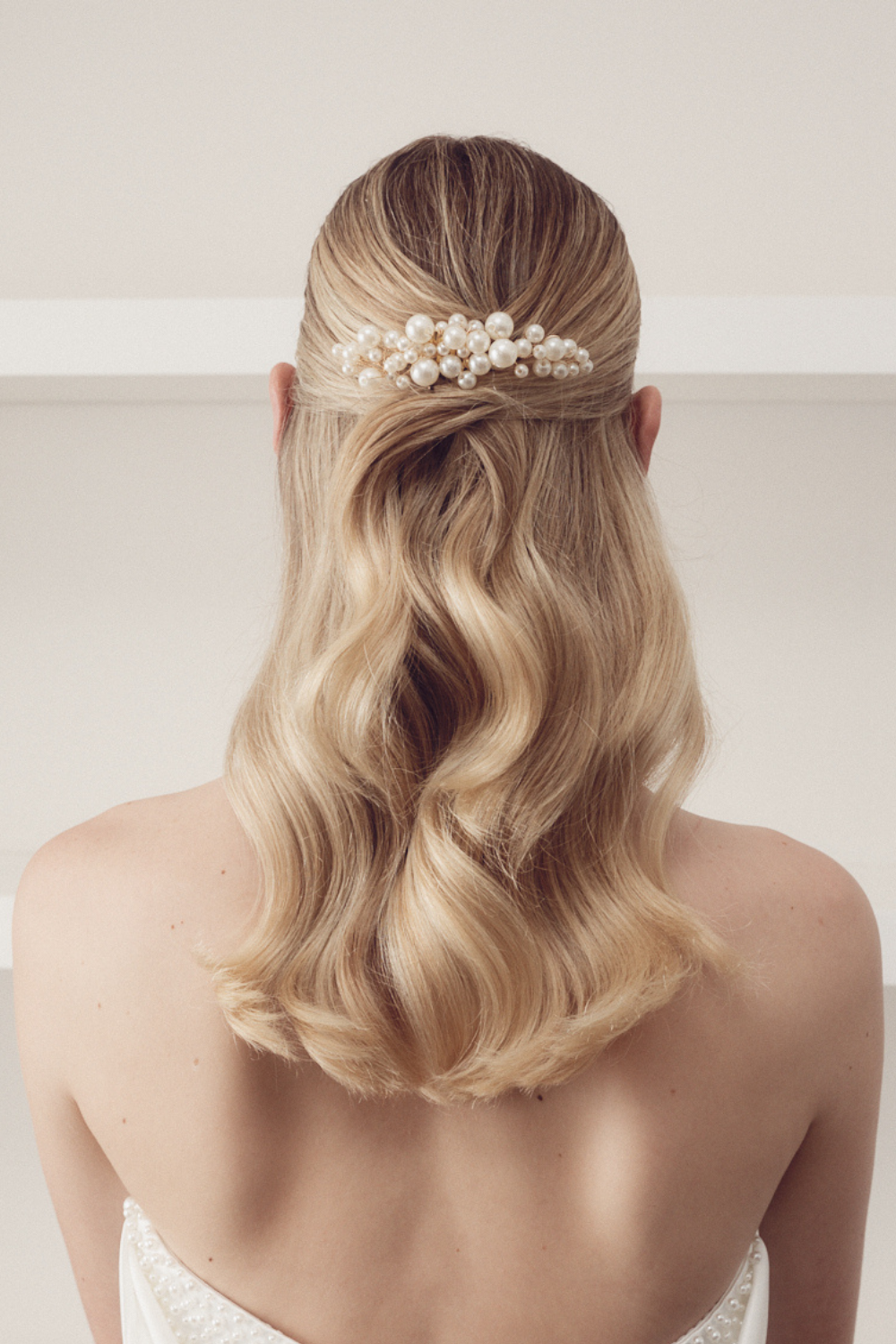 Buy A'el Este - Savannah - Pearl Bridal Comb - Silver online | The White Collection Australia