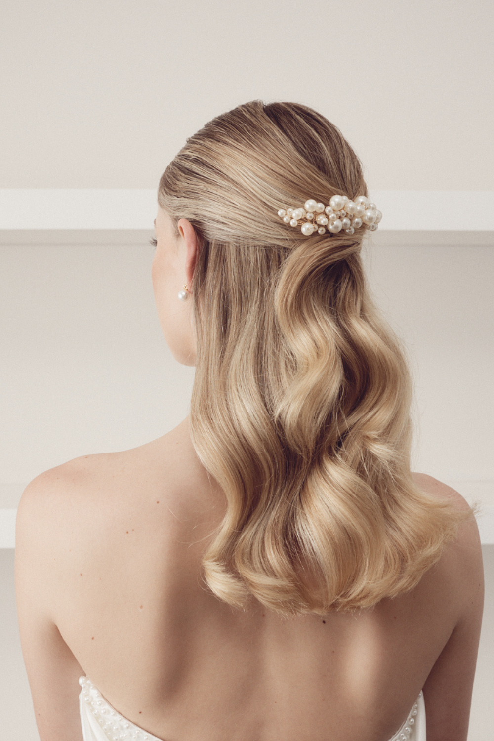 Buy A'el Este - Savannah - Pearl Bridal Comb - Silver online | The White Collection Australia