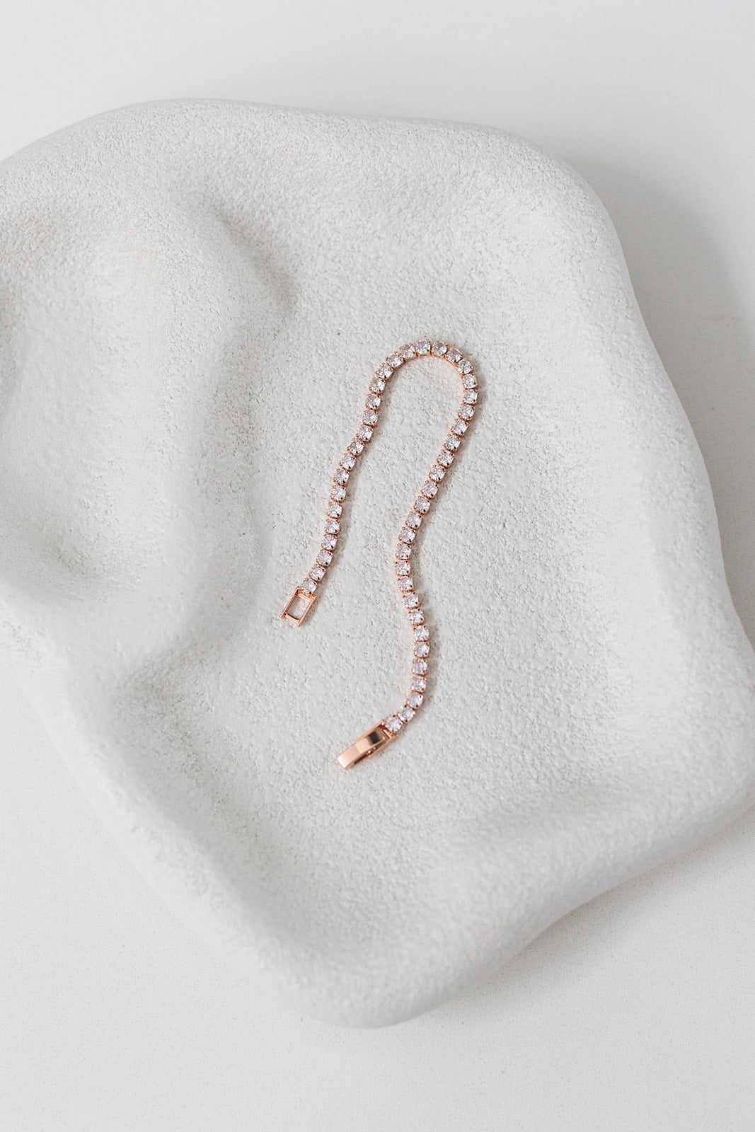 Buy Abbie - Delicate Bridal Tennis Bracelet online | The White Collection Australia