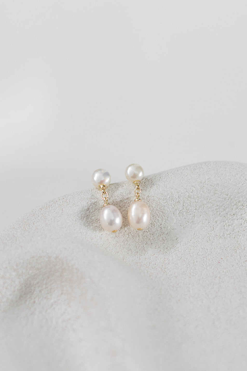 Buy Avery - Freshwater Pearl Drop Bridal Earrings online | The White Collection Australia