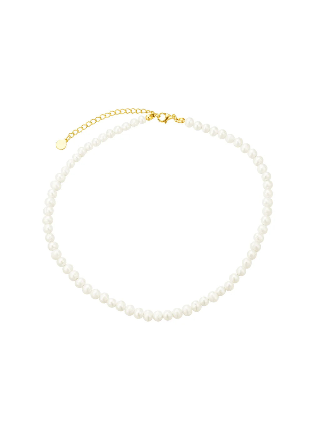 Lola Knight - Etta Pearl Bridal Necklace - 18K Gold