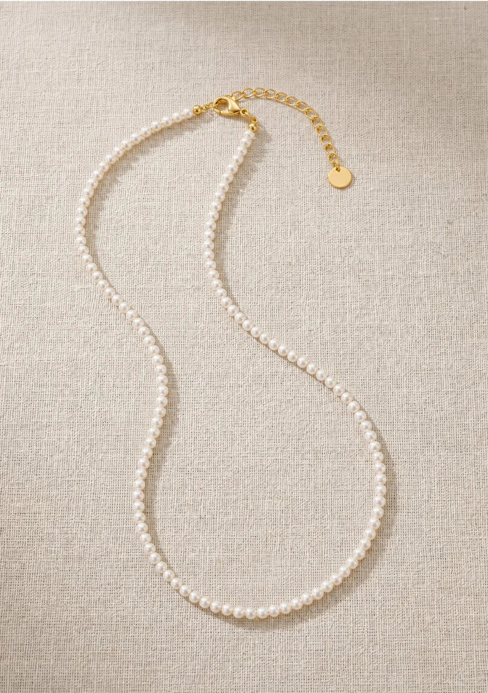 Lola Knight - Etta Pearl Bridal Necklace - 18K Gold