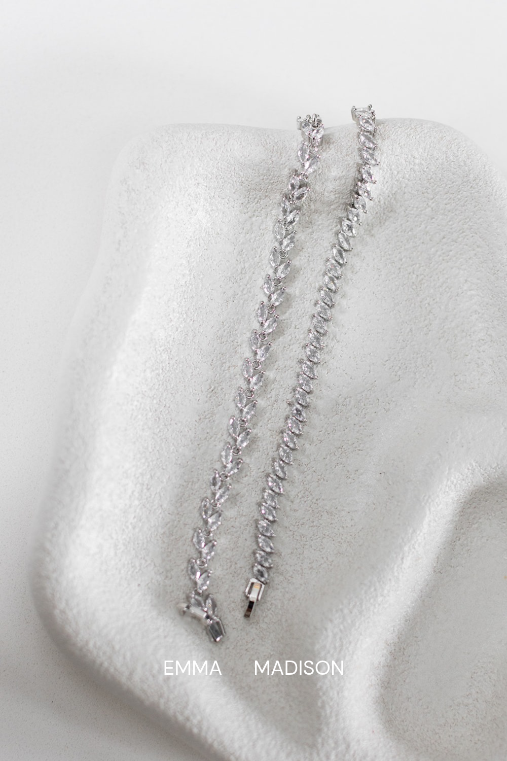 Buy Madison - Crystal Marquise Bridal Bracelet online | The White Collection Australia