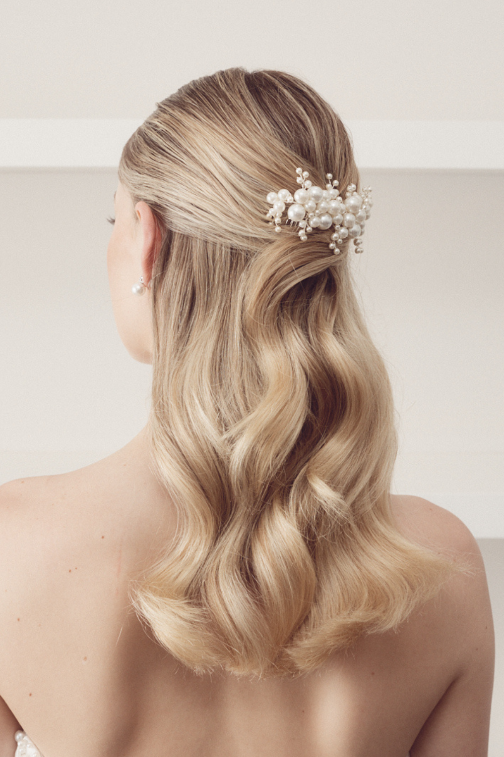 Buy Isabella - Pearl Cluster Bridal Comb online | The White Collection Australia