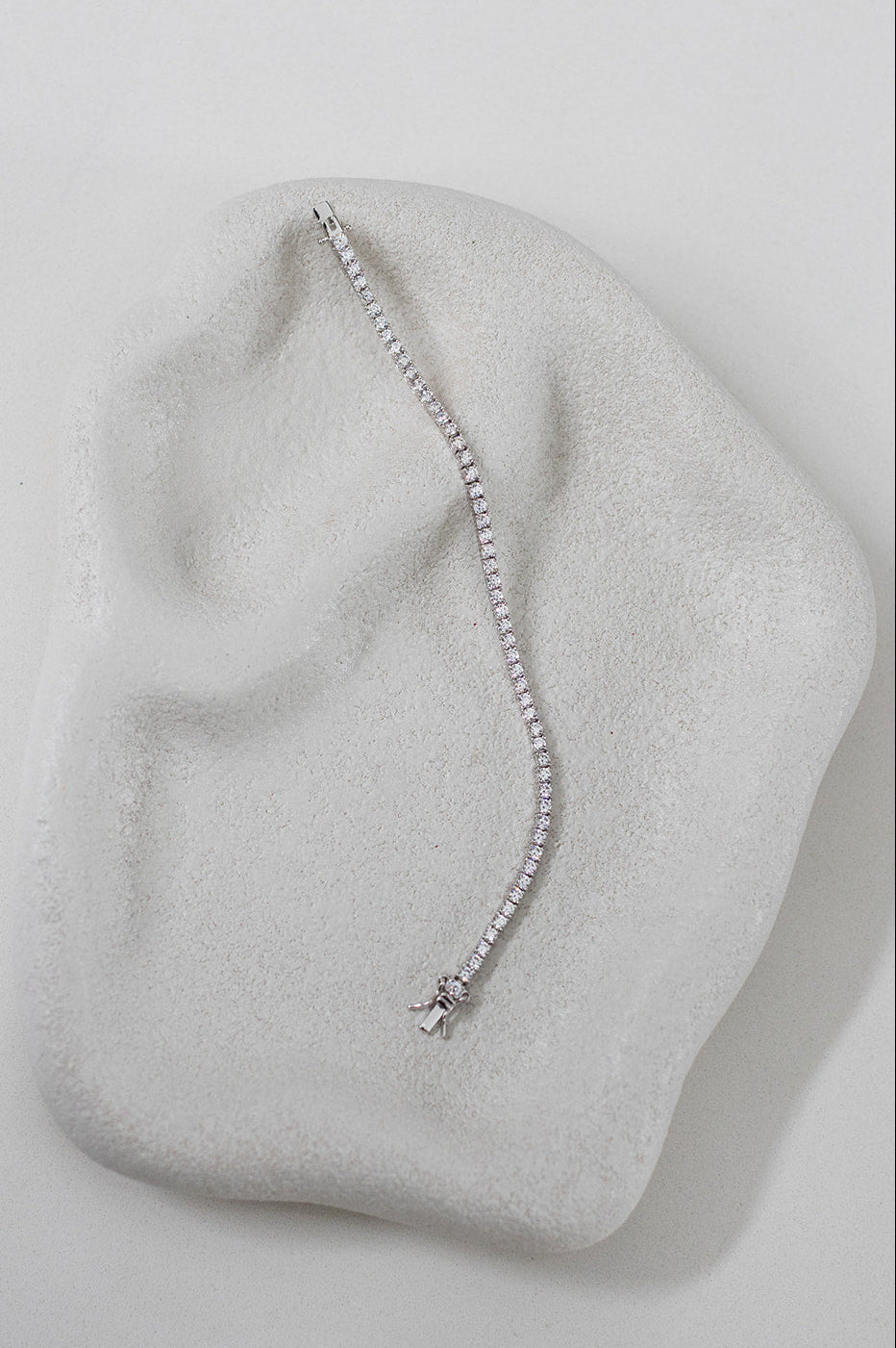 Buy Laura - Delicate Sterling Silver Bridal Tennis Bracelet online | The White Collection Australia