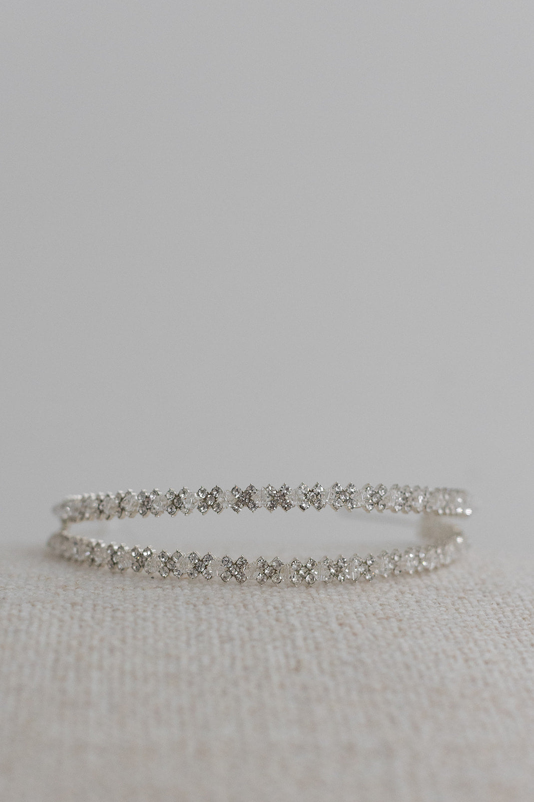 Buy Lauren Crystal - Crystal Bridal Double Headband online | The White Collection Australia