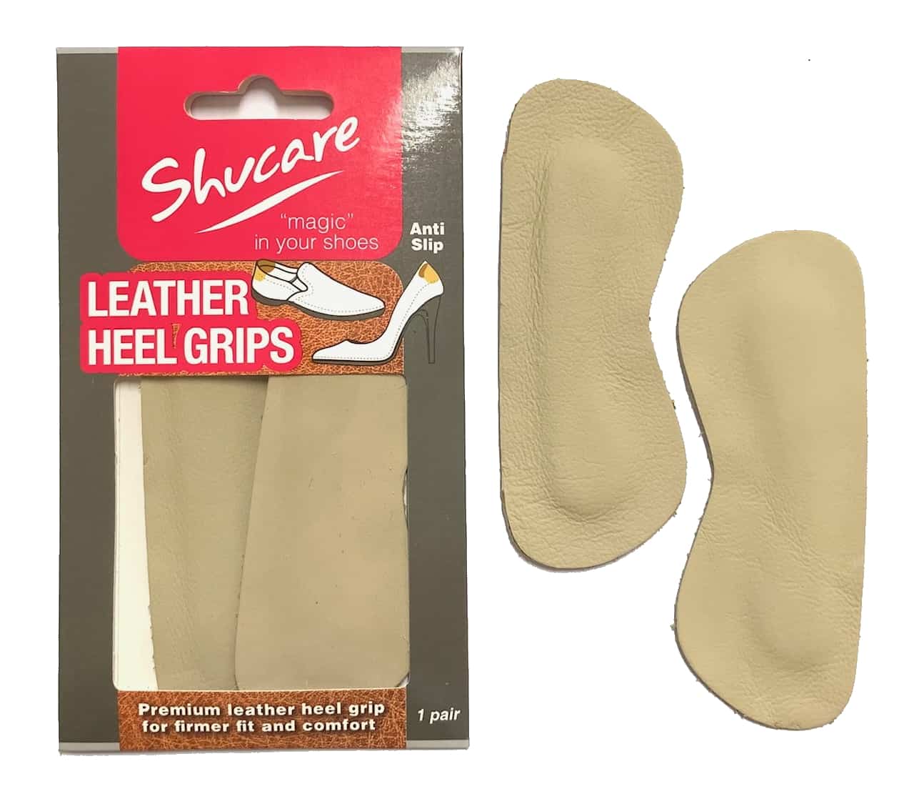 Buy Heel Grip – Leather Covered online | The White Collection Australia
