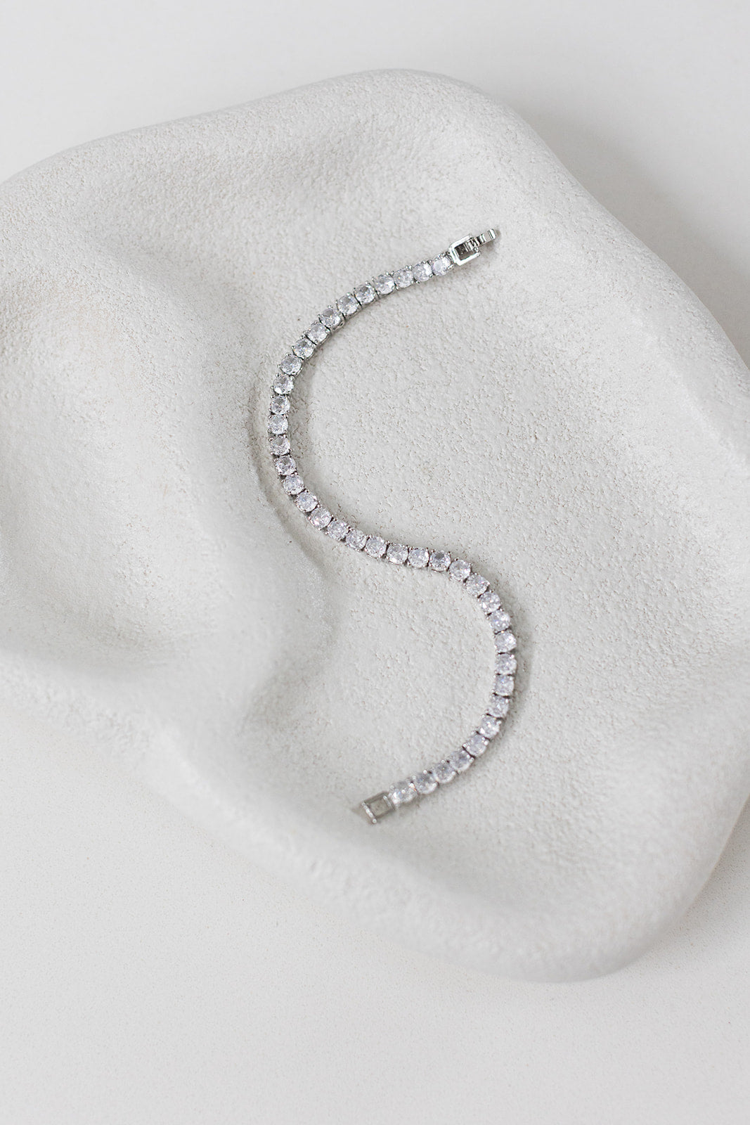 Buy Lizzie - Lovely Bridal Tennis Bracelet online | The White Collection Australia