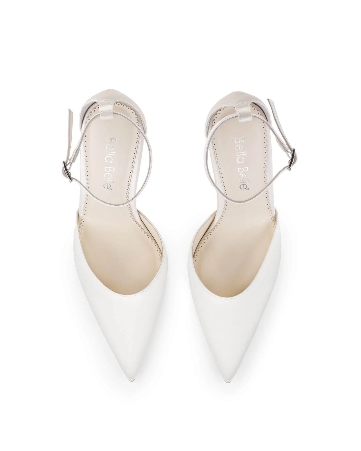 Nova - 4 Inch High Heel Wedding Shoes - Ivory